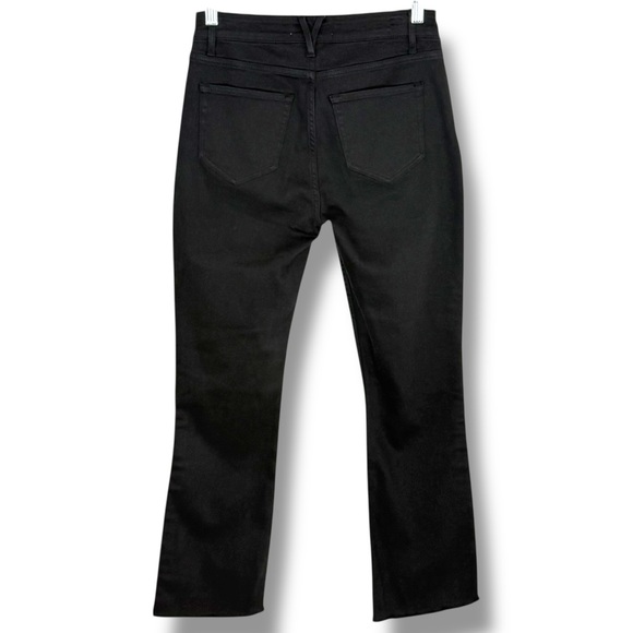 Vineyard Vines Velvet Tuxedo Stripe Raw Hem High Rise Kick Flare Jeans 26 NWT - Picture 3 of 14